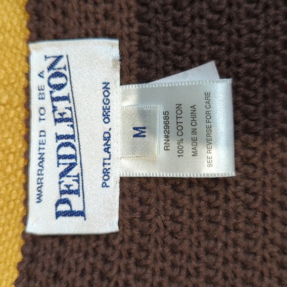 Pendleton 100% cotton knitted cardigan - Picture 3 of 6